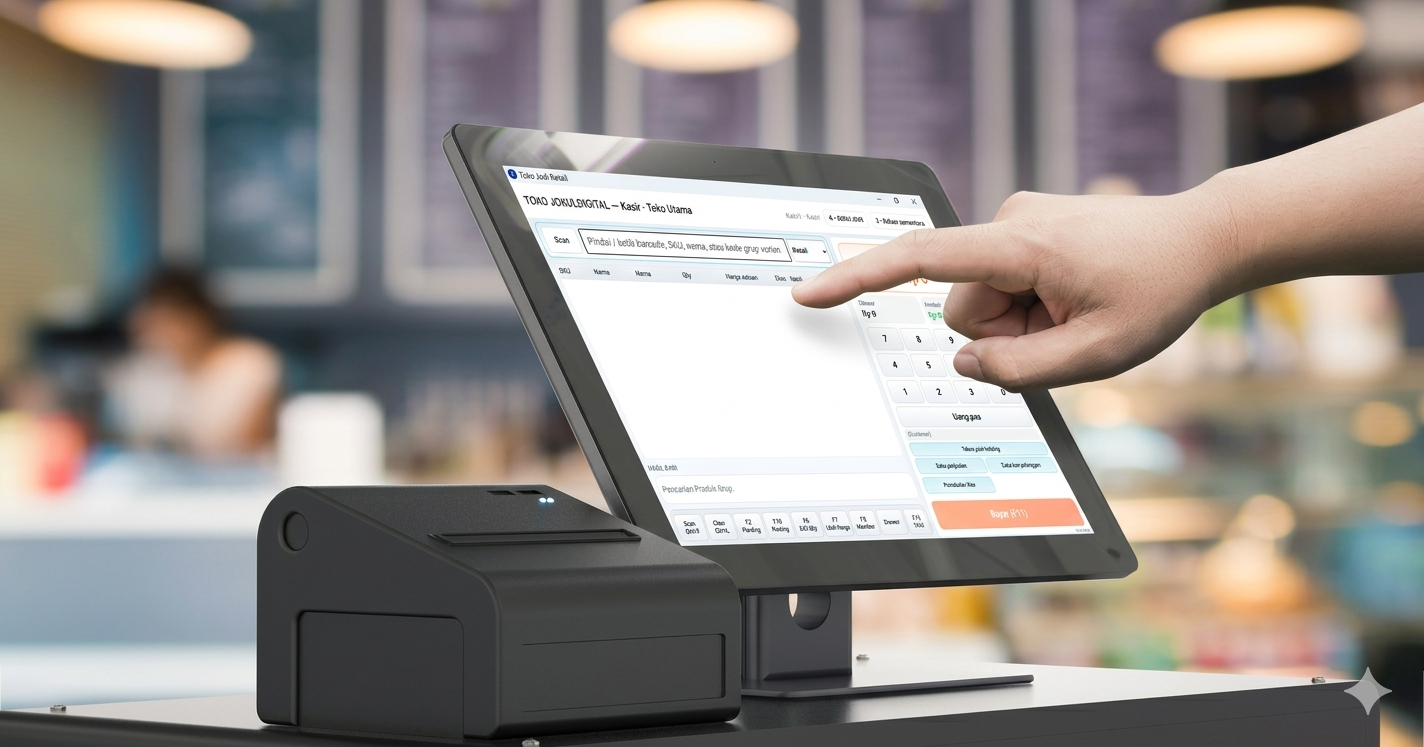 Cuplikan tampilan Jodi Retail