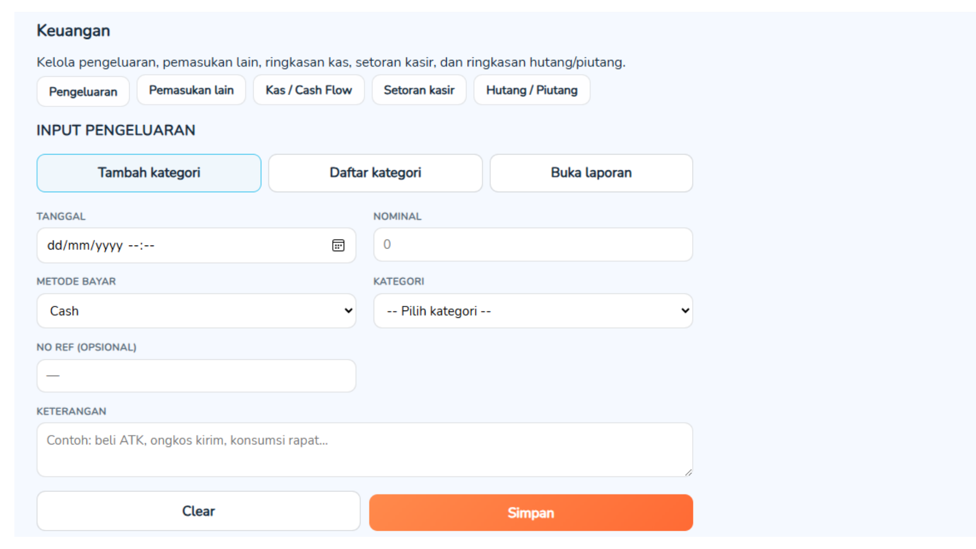 Keuangan Jodi Retail